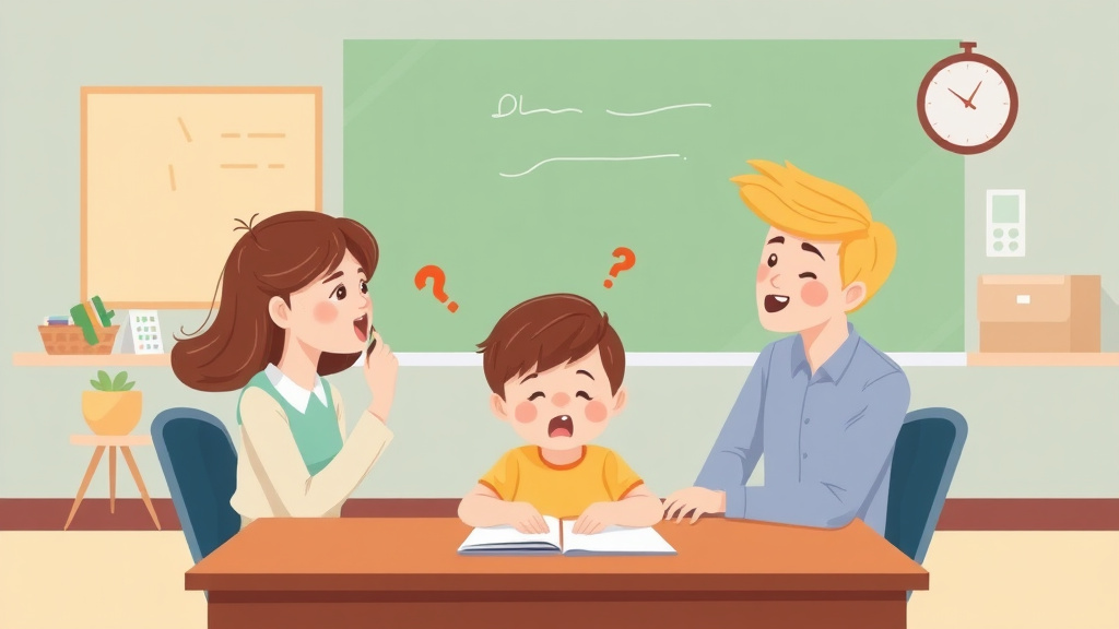 Visual overview of handle Meltdowns Triggered by Substitute Teachers with key concepts highlighted