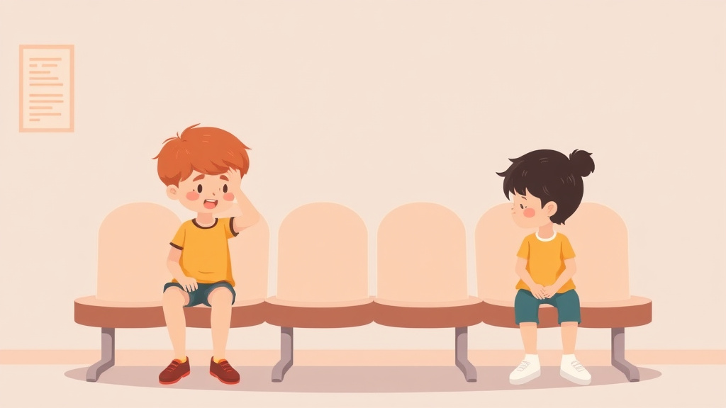 A professional illustration depicting handle Meltdowns Triggered by Waiting