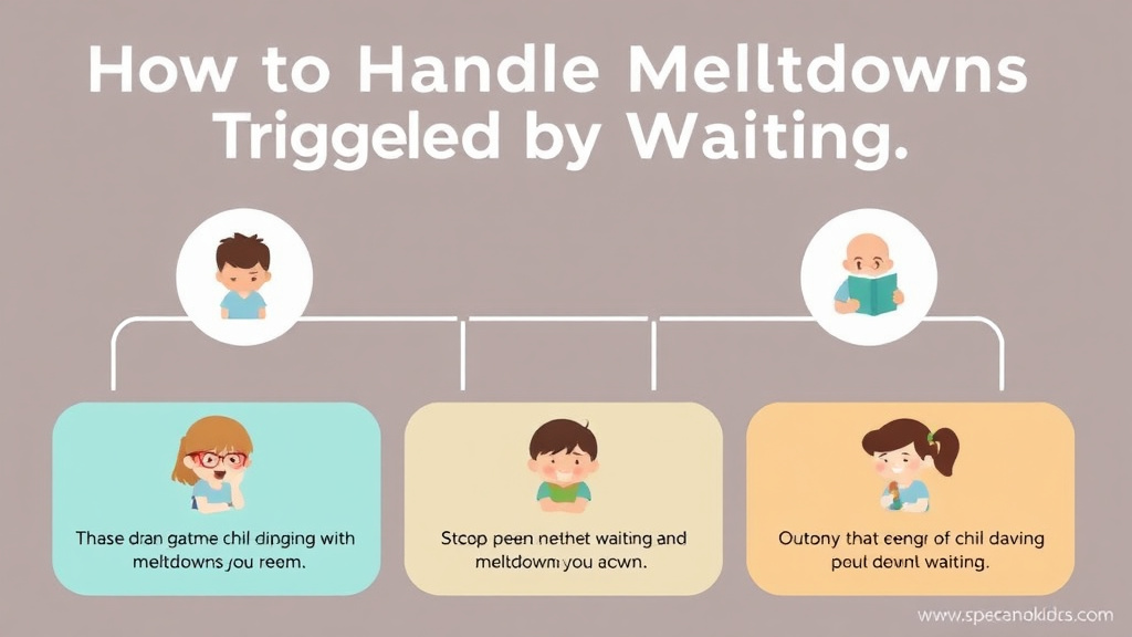 Step-by-step visual guide for implementing handle Meltdowns Triggered by Waiting