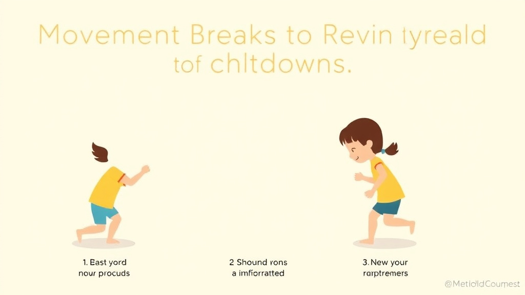 Real-world application diagram for movement Breaks To Reduce Meltdowns