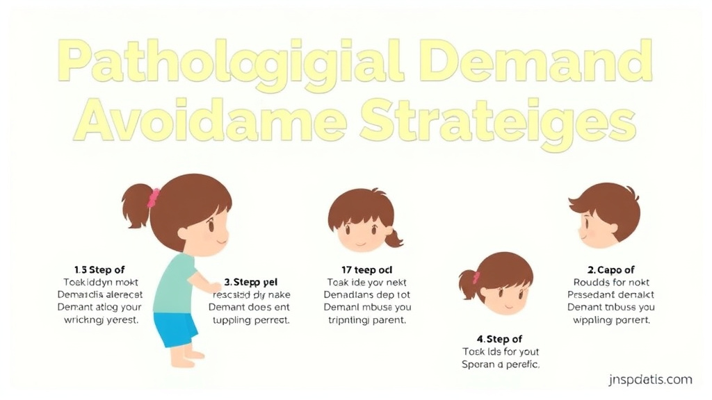 Step-by-step visual guide for implementing pathological Demand Avoidance Strategies