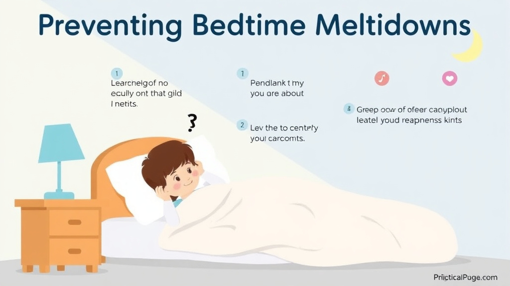 Practical workflow diagram for preventing Bedtime Meltdowns