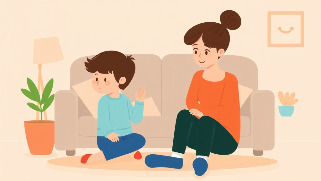 Clear illustration of preventing Morning Routine Meltdowns with supporting details