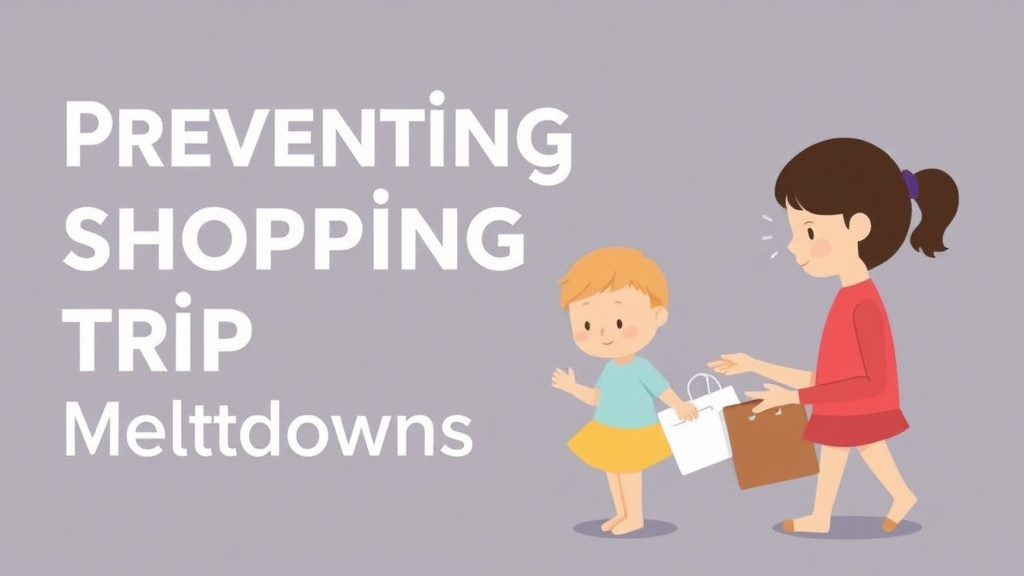 Real-world application diagram for preventing Shopping Trip Meltdowns