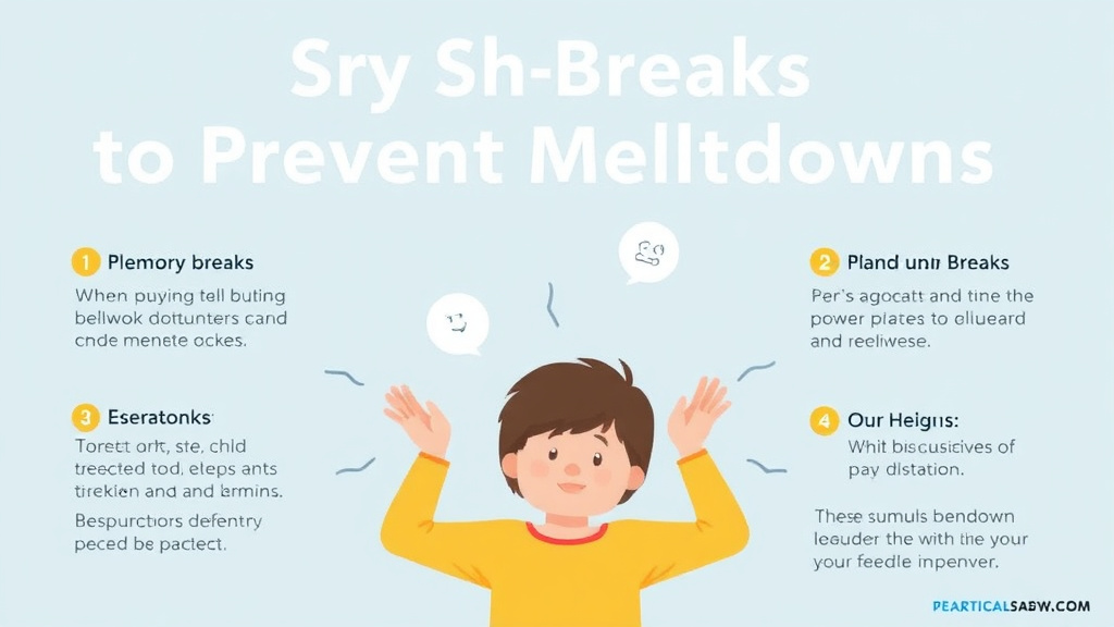 Hands-on guide visualization for sensory Breaks To Prevent Meltdowns