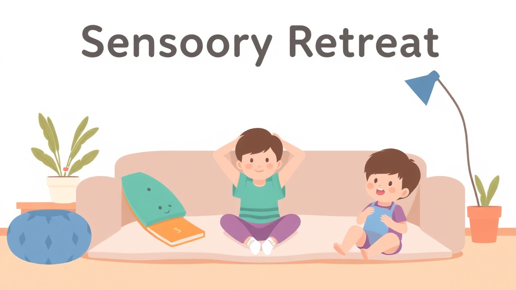 Conceptual diagram showing how sensory Retreat Strategies works in practice