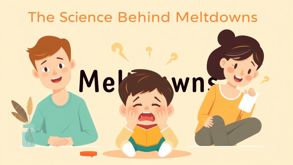 A professional illustration depicting science Behind Meltdowns