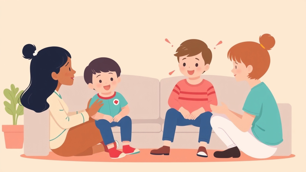 Illustration breaking down the fundamentals of training Babysitters For Meltdowns