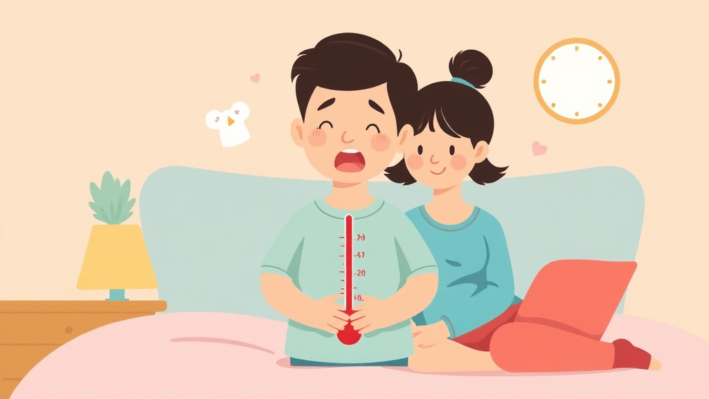 Visual overview of using A Feelings Thermometer with key concepts highlighted