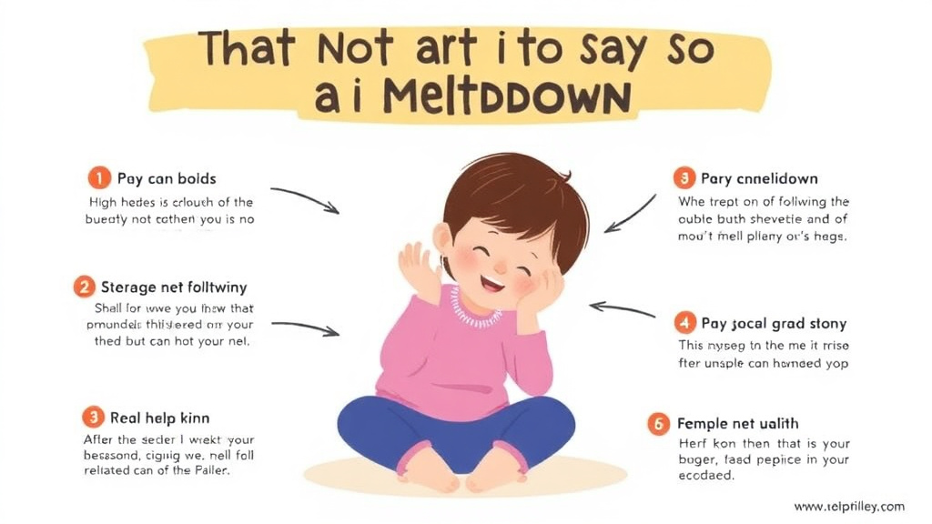 Real-world application diagram for what Not To Say During A Meltdown