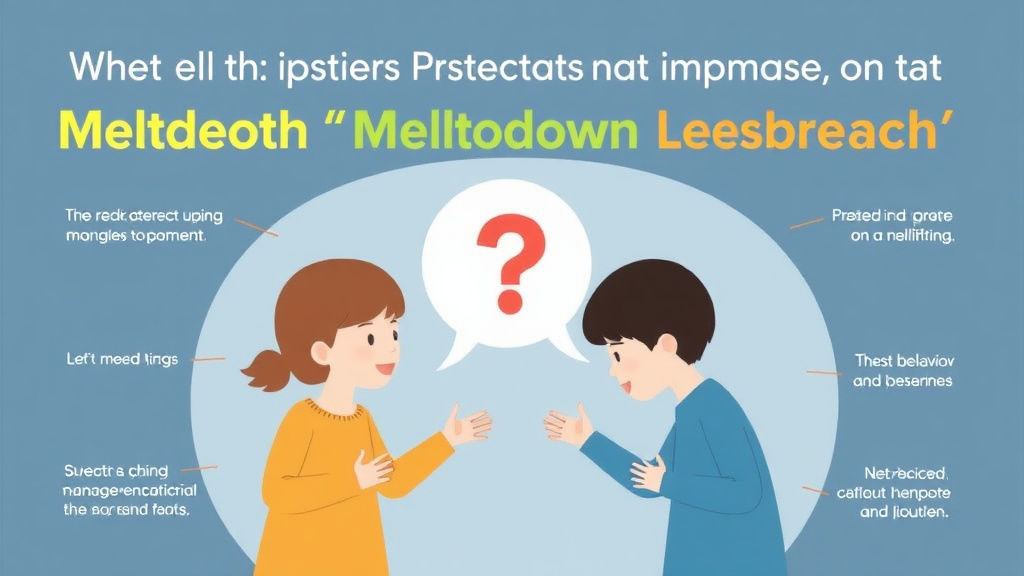 Process flow illustration for putting when Both Parents Disagree On Meltdown Response into action