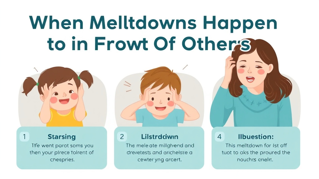 Step-by-step visual guide for implementing when Meltdowns Happen In Front Of Others