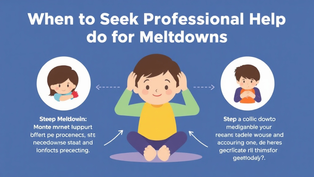 Step-by-step visual guide for implementing when To Seek Professional Help For Meltdowns