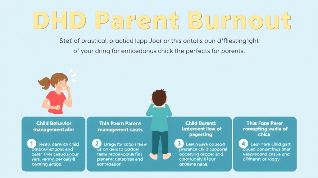 Action-oriented illustration showing how to apply adhd Parent Burnout Recovery