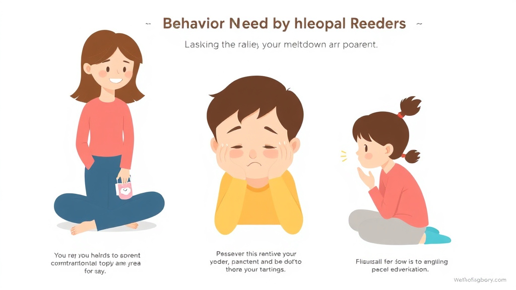 Action-oriented illustration showing how to apply anxiety In Special Needs Parents