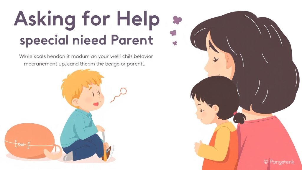 Hands-on guide visualization for asking For Help As A Special Needs Parent