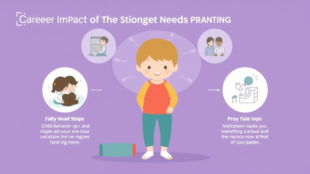 Action-oriented illustration showing how to apply career Impact Of Special Needs Parenting