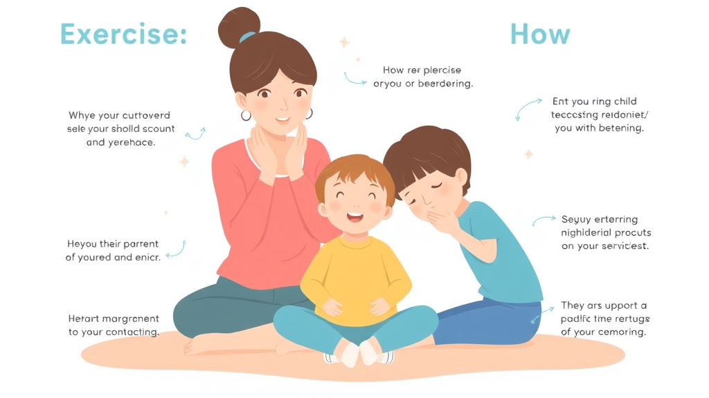 Action-oriented illustration showing how to apply exercise For Caregiver Wellbeing