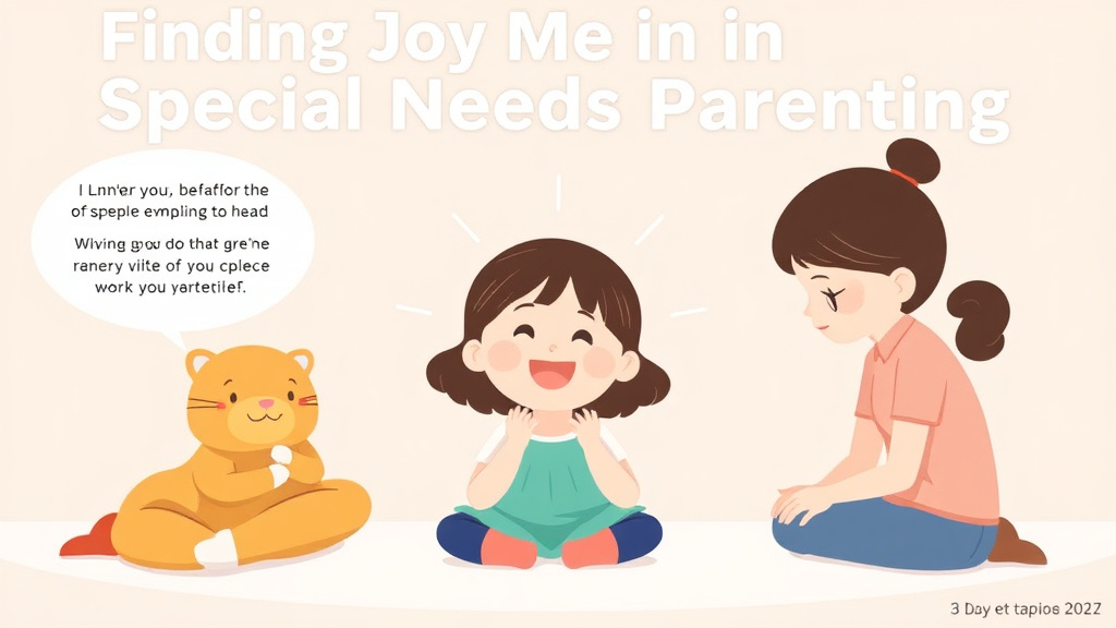 Action-oriented illustration showing how to apply finding Joy In Special Needs Parenting