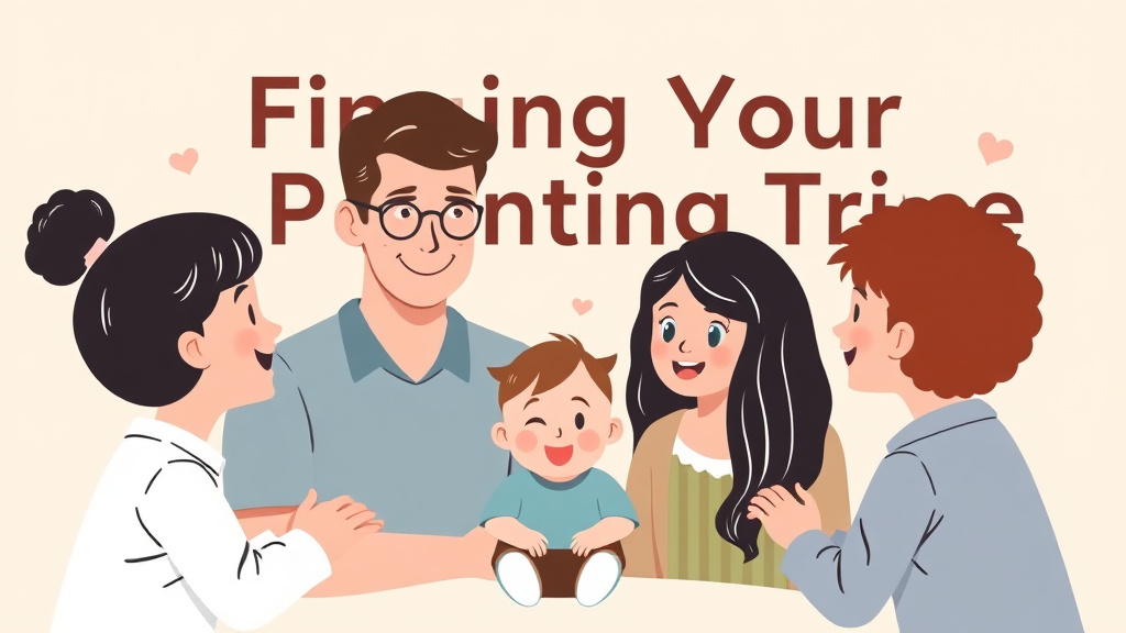 Conceptual diagram showing how finding Your Parenting Tribe works in practice