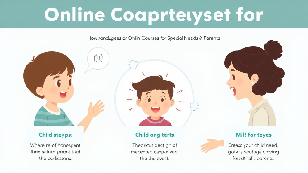 Step-by-step visual guide for implementing online Courses For Special Needs Parents