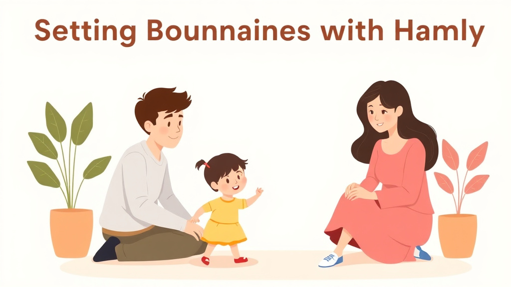 Visual overview of setting Boundaries With Family with key concepts highlighted