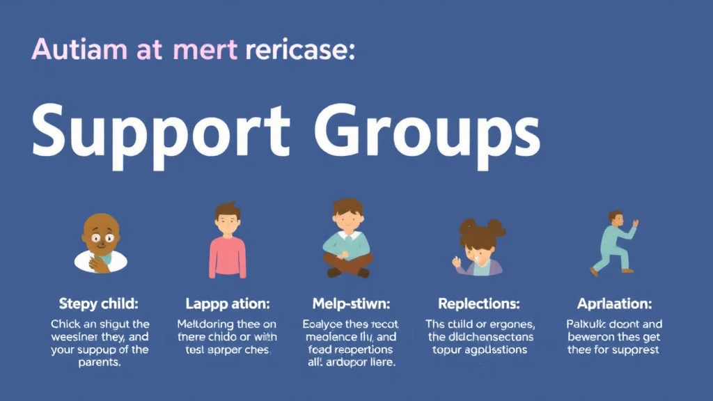 Step-by-step visual guide for implementing support Groups For Autism Parents