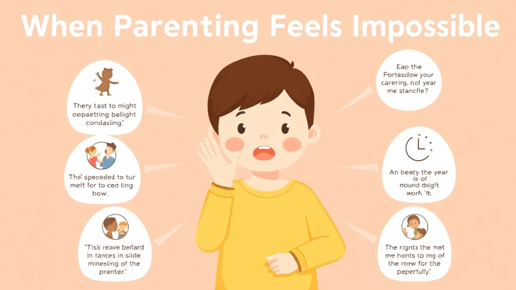 Hands-on guide visualization for when Parenting Feels Impossible