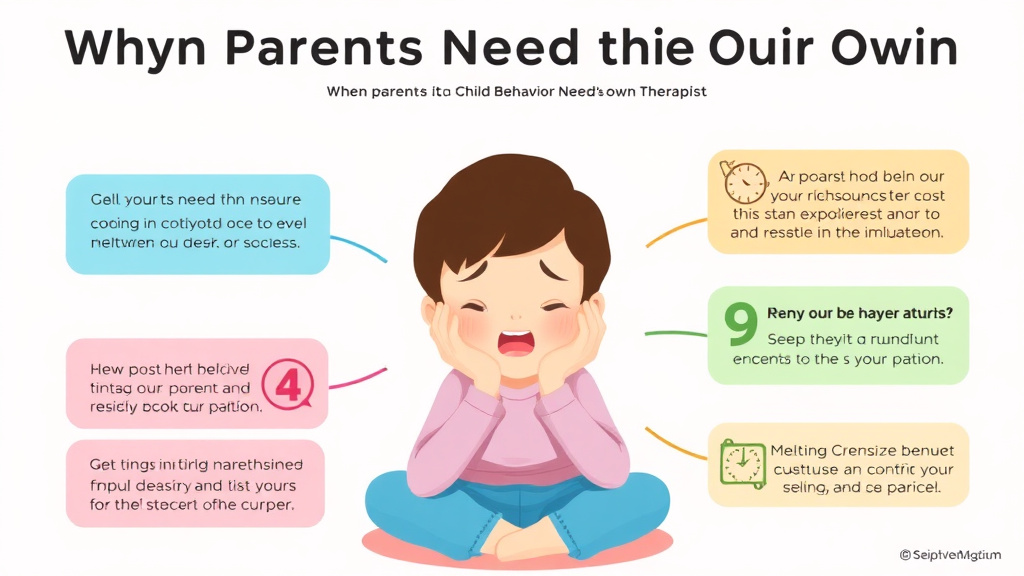 Practical checklist visual for when Parents Need Their Own Therapist