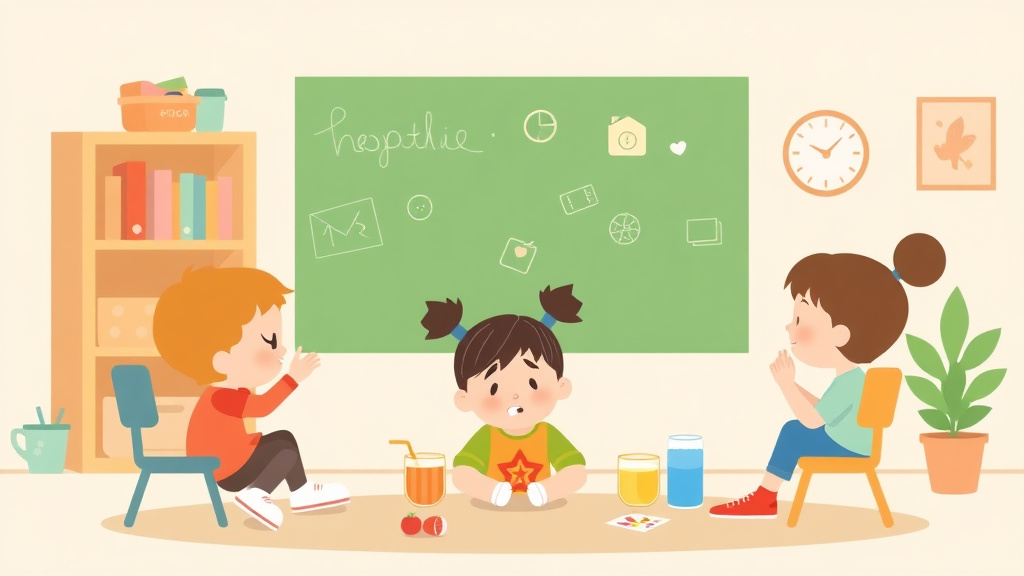 Illustration breaking down the fundamentals of after School Sensory Diet Activities