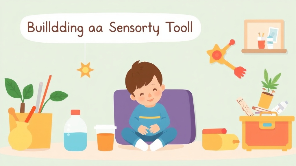 Clear illustration of building A Sensory Toolkit with supporting details