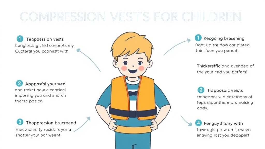 Hands-on guide visualization for compression Vests For Children