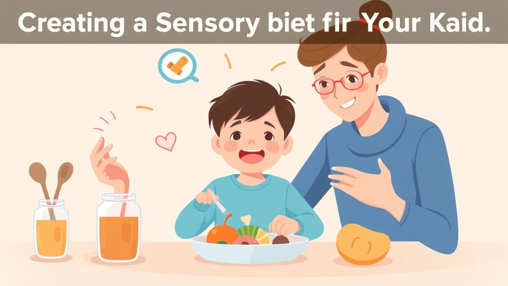 An informative visual explaining creating A Sensory Diet For Your Child for beginners and professionals