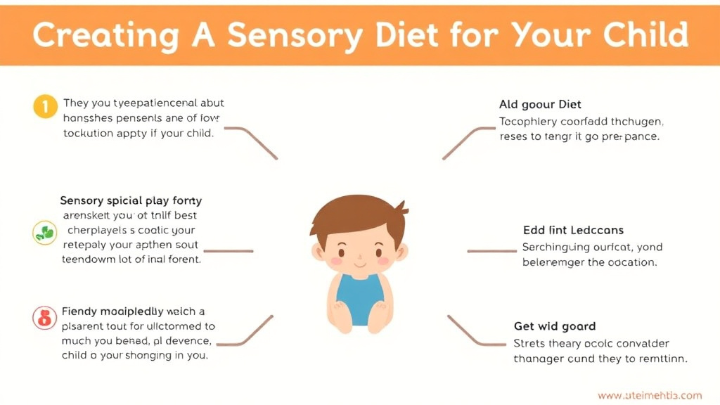 Practical workflow diagram for creating A Sensory Diet For Your Child