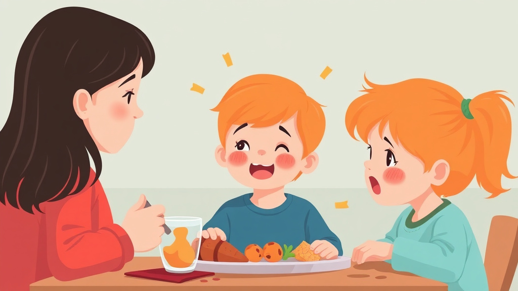 Illustration breaking down the fundamentals of food Color Aversions In Children