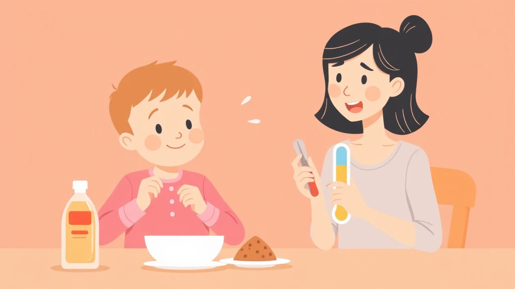 A professional illustration depicting food Temperature Sensitivity