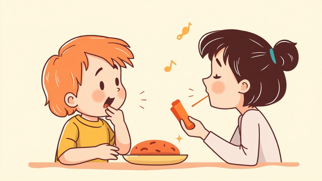 Conceptual diagram showing how food Texture Sensitivity In Children works in practice