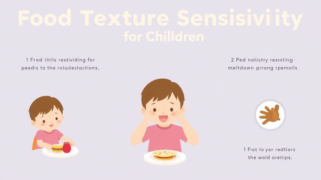Real-world application diagram for food Texture Sensitivity In Children