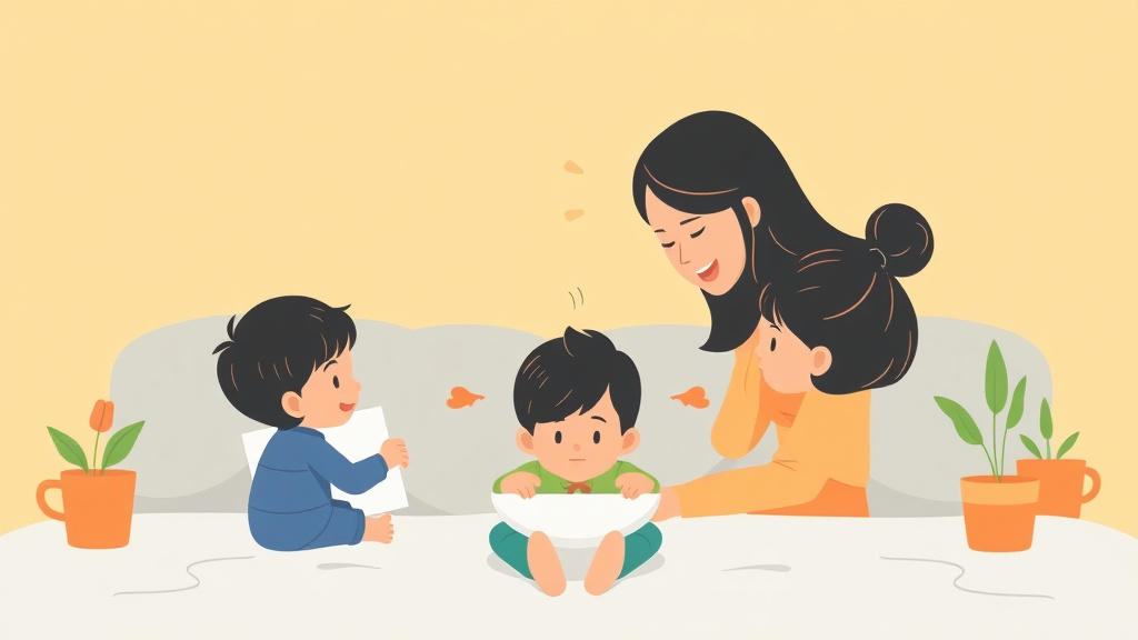 Visual overview of morning Sensory Diet Activities with key concepts highlighted