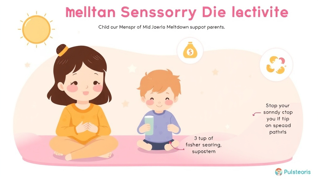 Process flow illustration for putting morning Sensory Diet Activities into action