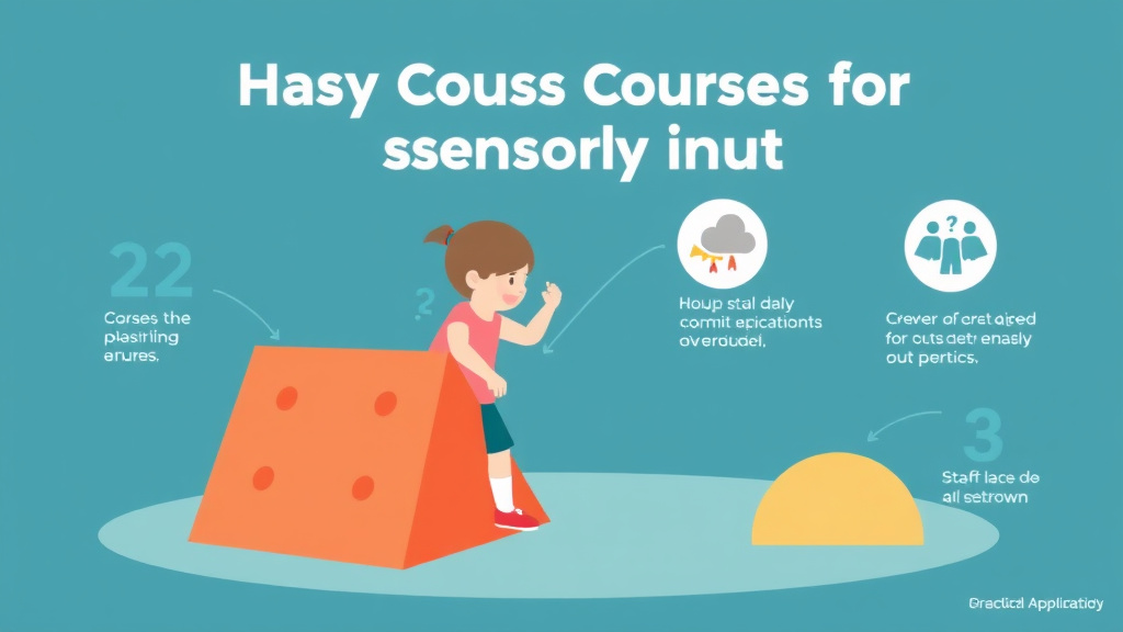 Practical checklist visual for obstacle Courses For Sensory Input