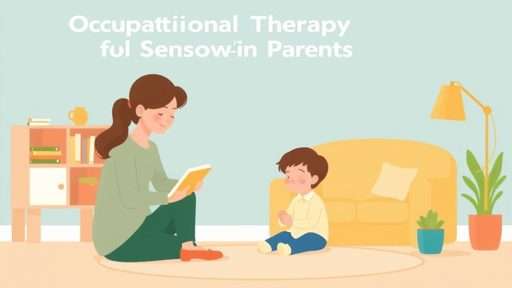 Conceptual diagram showing how occupational Therapy For Sensory Processing works in practice