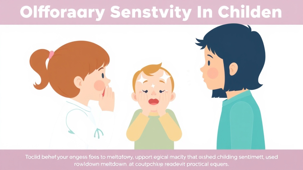 Process flow illustration for putting olfactory Sensitivity In Children into action