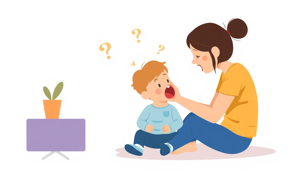 A professional illustration depicting oral Desensitization Techniques