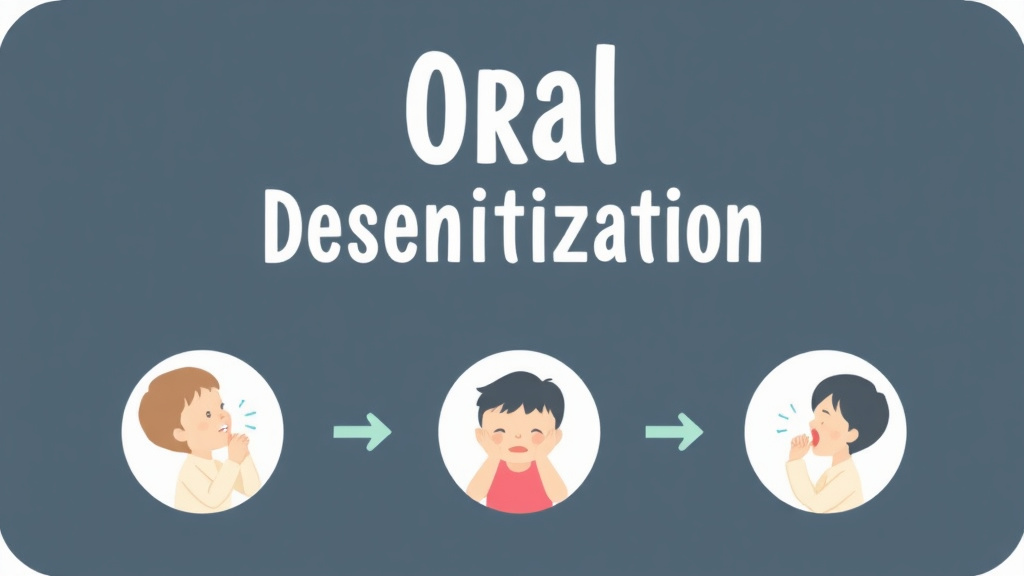 Real-world application diagram for oral Desensitization Techniques