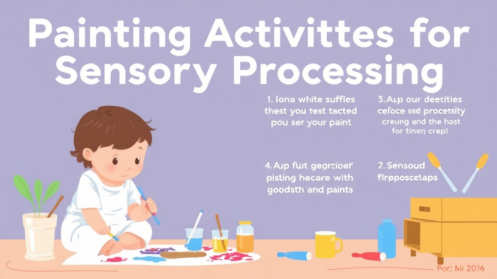 Practical checklist visual for painting Activities For Sensory Processing
