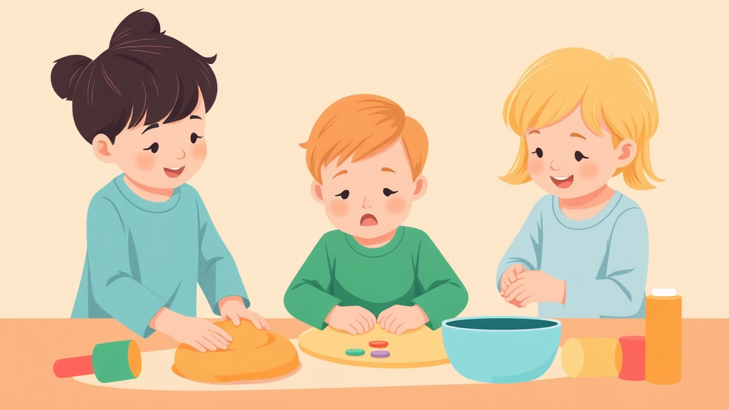 Conceptual diagram showing how playdough Activities For Sensory Input works in practice