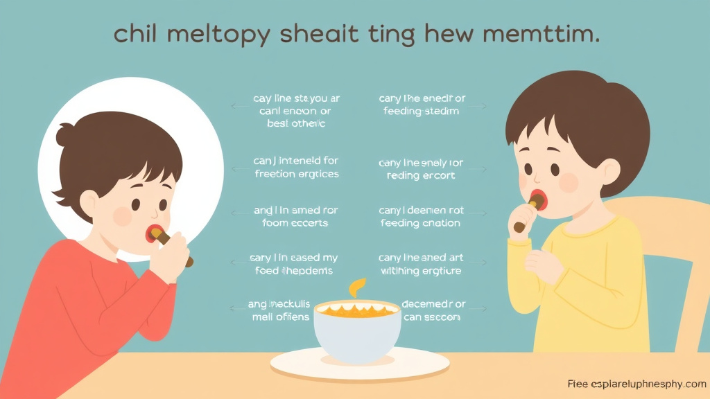 Real-world application diagram for sensory Based Feeding Therapy