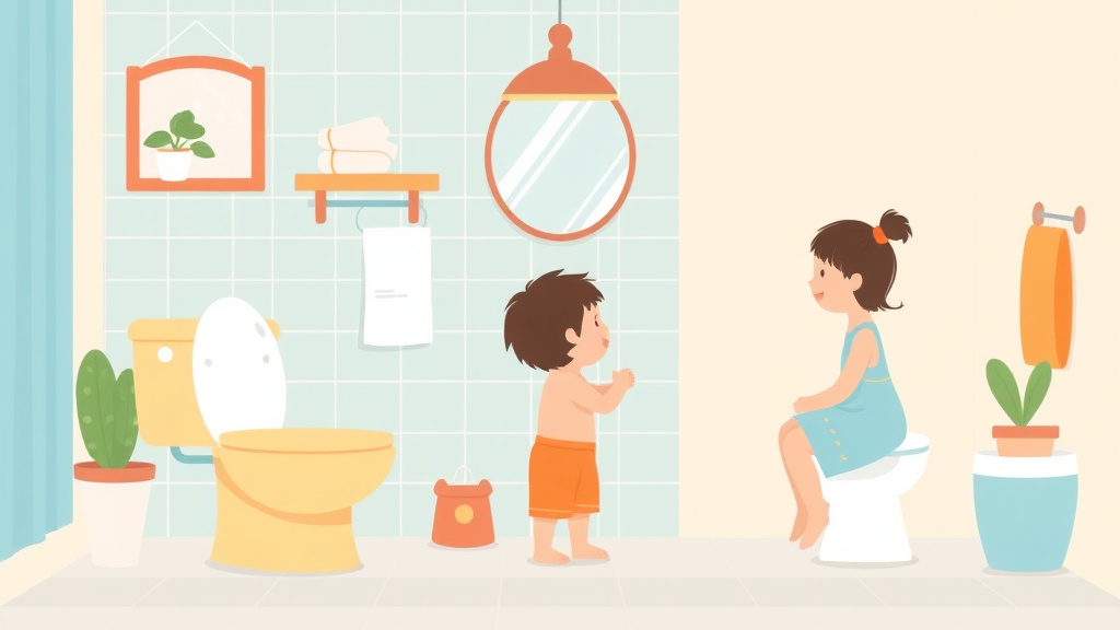 An informative visual explaining sensory Friendly Bathroom Tips for beginners and professionals