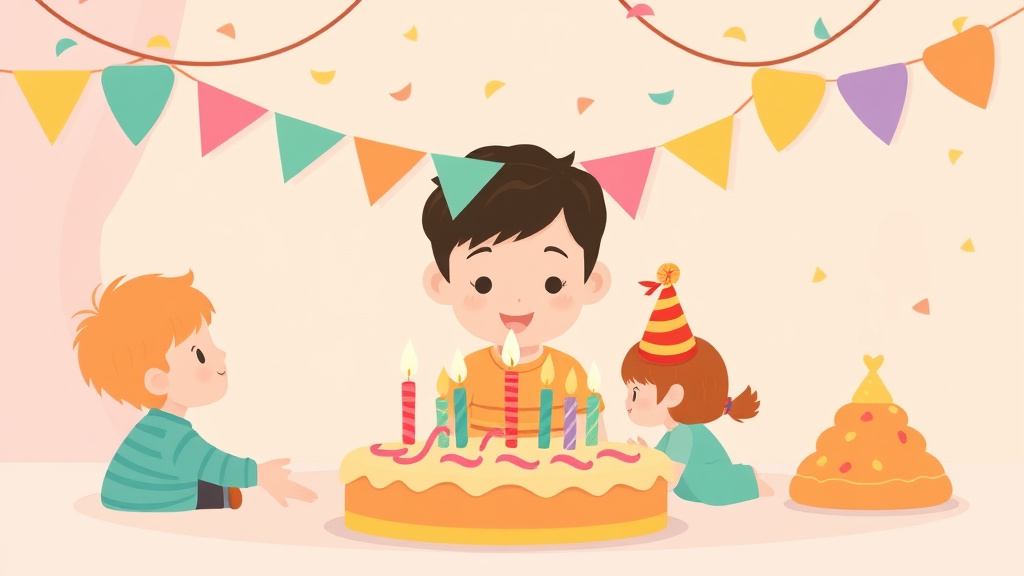 Conceptual diagram showing how sensory Friendly Birthday Parties works in practice